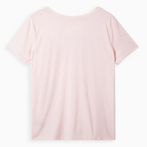 TORRID Vibrant Mama Pink Jersey Knit Vintage Style Tee 4XL - Picture 2 of 5